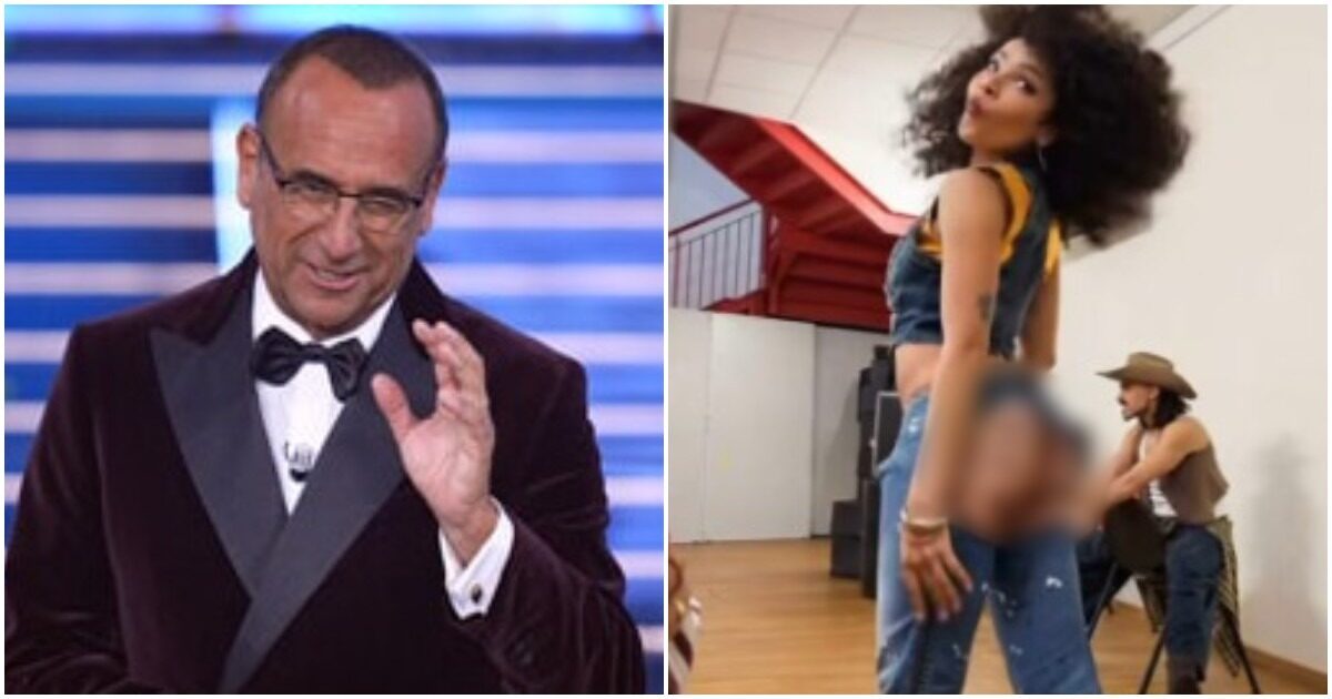 “Ci tengo a puntualizzare che sto tizio di nome Carlo Conti mi ha sessualizzata e ha messo in imbarazzo sua moglie”: la ballerina Francesca Tanas contro il conduttore di Sanremo. Lui risponde