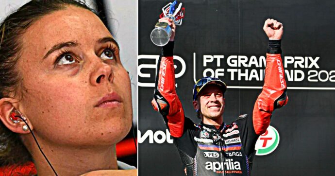Voleva insegnare matematica, festeggia sul podio con l’Aprilia: Elena De Cia, la stratega dietro i successi di Bezzecchi