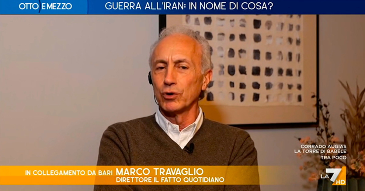 Crosetto a Dubai, Travaglio a La7: “Caso tragicomico di dilettantismo e di bugie. Non abbiamo mai contato così poco” Crosetto a Dubai, Travaglio a La7: “Caso tragicomico di dilettantismo e di bugie. Non abbiamo mai contato così poco”