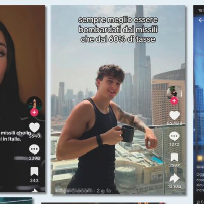 Copertina di Professione influencer: le comiche fronte-Golfo