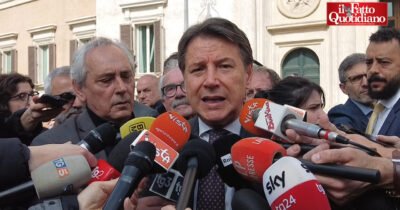 Copertina di Conte: “Meloni scappa dal Parlamento. Nessuna condanna da Tajani e Crosetto per la violazione del diritto internazionale di Usa e Israele”