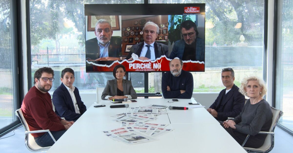 Referendum, sul Fatto del 7 marzo il forum con i pm Curcio, Tescaroli e Nitti