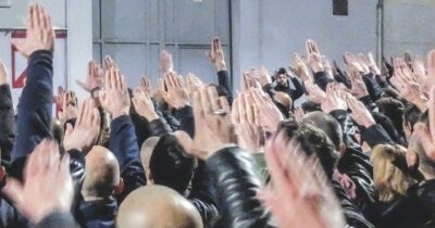 Copertina di Tre militari tra  i militanti fascisti nel Torinese