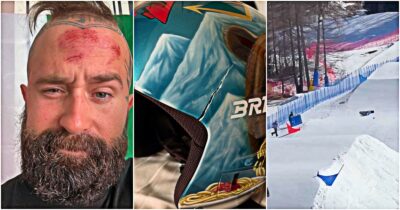 Copertina di Riccardo Cardani: “Non ho danni, il casco mi ha salvato la vita”. Il video della caduta dello snowboarder paralimpico