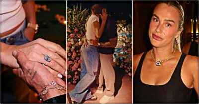 Copertina di Aryna Sabalenka si sposa: chi è il fidanzato Georgios Frangulis e quanto vale l’anello al dito della campionessa