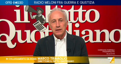 Copertina di Iran, Travaglio a La7: “Meloni non va in Parlamento perché non può ripetere il mantra aggressore-aggredito. Stavolta stiamo con gli aggressori”