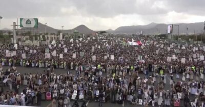 Copertina di Manifestazioni in Iraq e Yemen in sostegno dell’Iran: migliaia di persone in piazza – Video