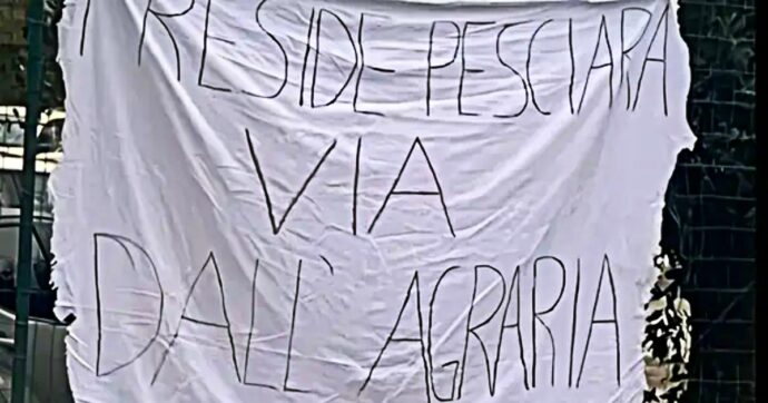 Bufera sul post di una preside dopo il derby Samb-Ascoli, a scuola spunta uno striscione: “Pesciara, via dall’Agraria”. Lei si difende: “È tutto assurdo”