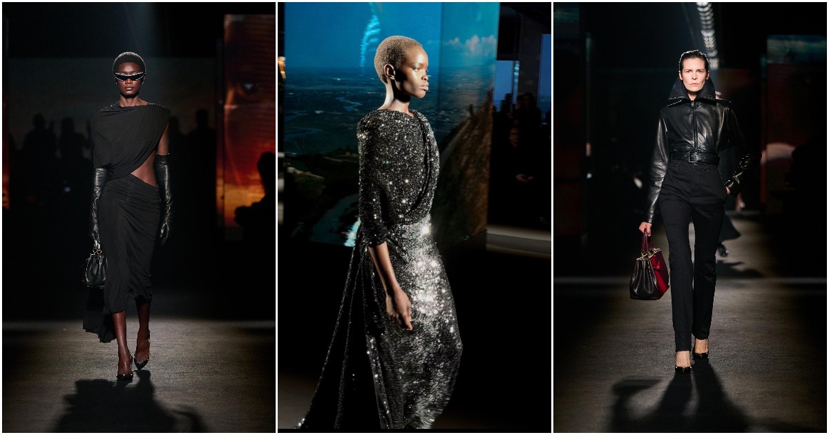 La ricerca della luce di Pierpaolo Piccioli: “La moda vive oggi un grande buio”. Balenciaga tra Caravaggio, couture e l’immaginario di “Euphoria” nella sfilata alla Fashion Week di Parigi