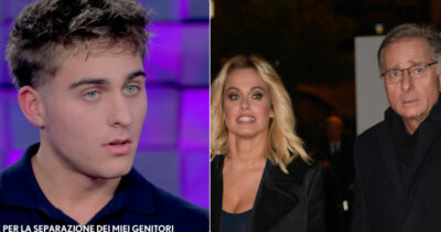 Copertina di “Quando è arrivato Angelo Madonia, papà ci è rimasto male. Una separazione non si vive mai bene”: le parole di Davide Bonolis, figlio di Paolo e Sonia Bruganelli