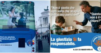 Copertina di Dalla promessa di nozze al rimprovero del papà: gli slogan grotteschi della campagna per il Sì al referendum