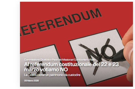 I missionari comboniani: “Votare No al referendum, la riforma indebolisce i meccanismi costituzionali di equilibrio e controllo”