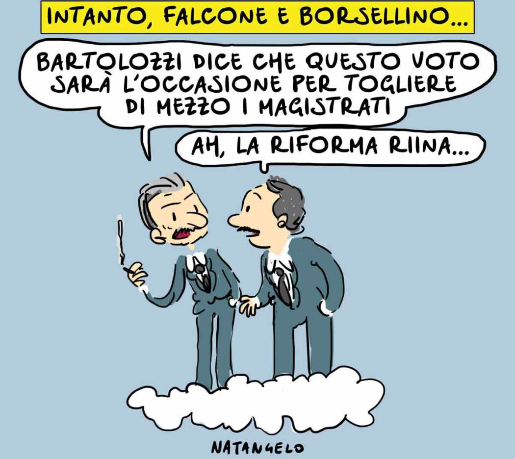 La vignetta di Natangelo