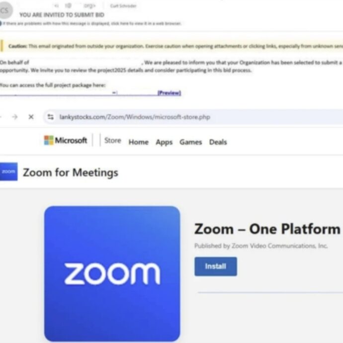 Attenzione alla nuova truffa della falsa riunione di lavoro, Microsoft lancia l’allarme: “Non cliccate sui link di Teams, Zoom o Meet, servono per prendere il controllo del vostro dispositivo”