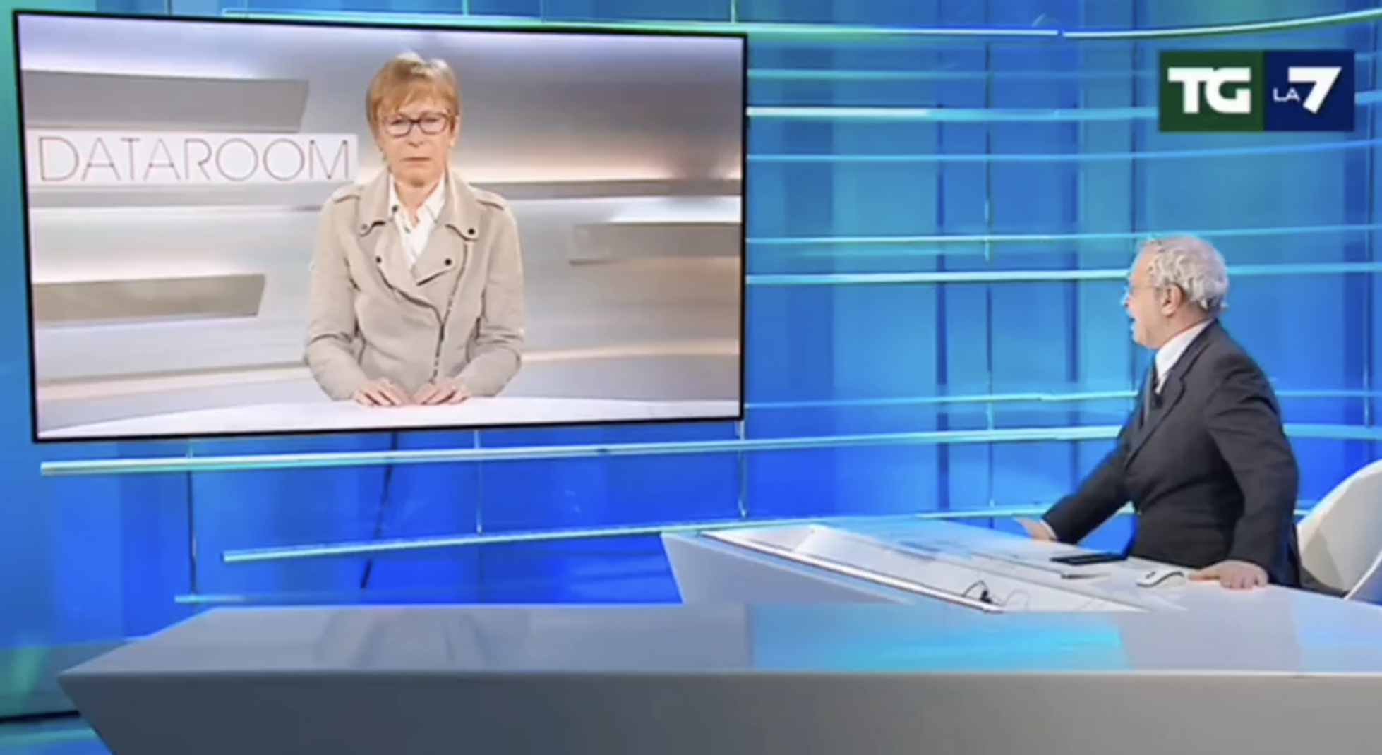 Gabanelli a Mentana: “Dio non ci ha ordinato di metterci a 90 gradi con gli Usa. Trump si sta comportando da nemico”