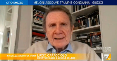 Copertina di Caracciolo a La7: “Gli Usa hanno tentato di colpire Putin, i rapporti con Mosca sono cambiati ma con la Ue il presidente russo fa il pragmatico”