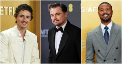 Copertina di DiCaprio, Chalamet e Jordan nella sfida più incerta degli ultimi anni. La gaffe di Timothée mette a rischio l’Oscar come miglior attore