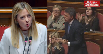 Copertina di Scontro in Senato sulle accise carburanti. Meloni: “Sono allineate”. Renzi: “No, le avete aumentate”