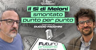 Copertina di Referendum, il Sì di Meloni smontato punto per punto. L’intervista di Franz Baraggino a Duccio Facchini