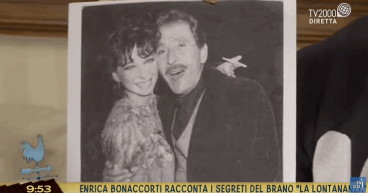 Enrica Bonaccorti: “La lontananza è nata in hotel con Modugno impazzito. Ha iniziato a saltare sul letto. Spero rimanga anche dopo la mia morte”