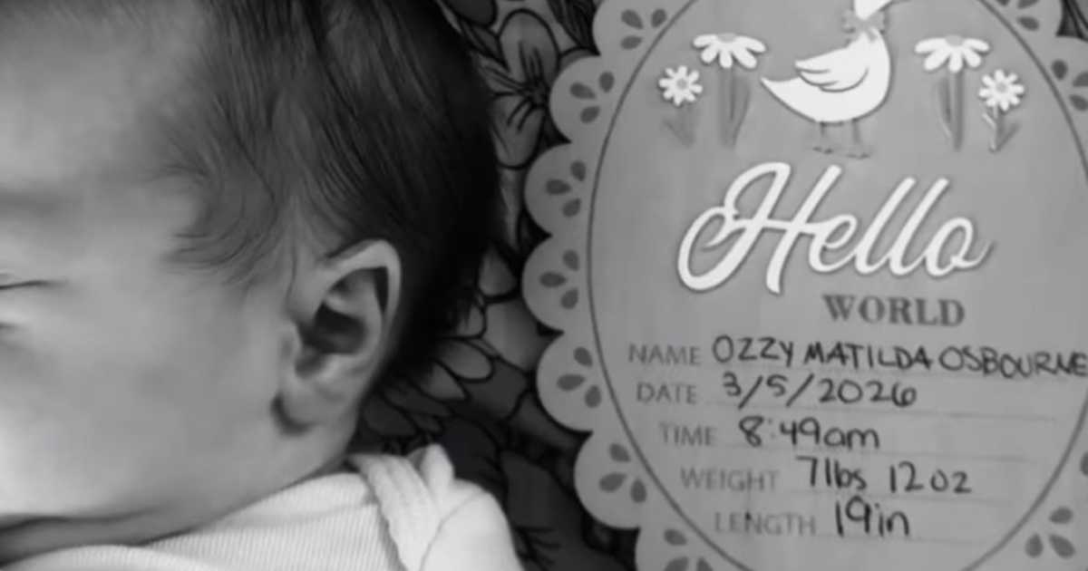 È nata Ozzy Matilda, la nipote di Ozzy Osbourne. Ad annunciarlo è il figlio Jack: “Hello World, vi presentiamo nostra figlia”