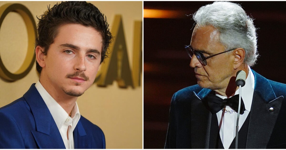 “Invito Timothée Chalamet a un mio concerto. Opera e balletto non sono arti del passato, ma linguaggi vivi che possono ancora commuoverci”: così Andrea Bocelli