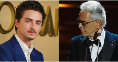Copertina di “Invito Timothée Chalamet a un mio concerto. Opera e balletto non sono arti del passato, ma linguaggi vivi che possono ancora commuoverci”: così Andrea Bocelli