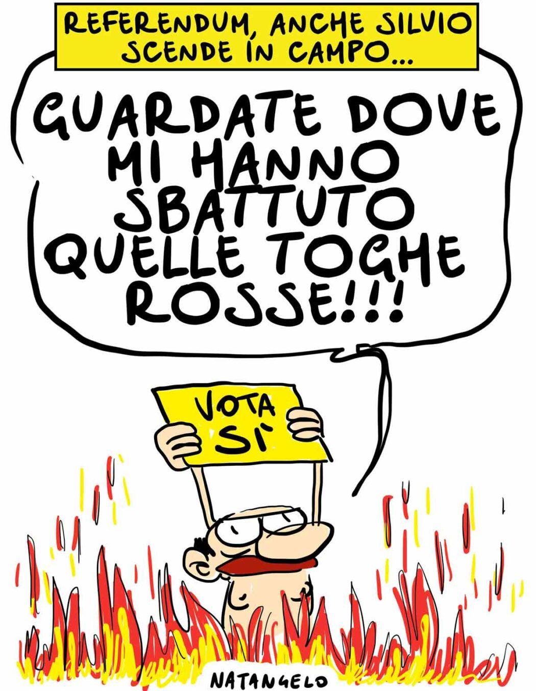 La vignetta di Natangelo