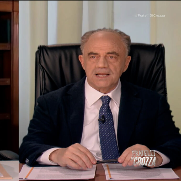 Il surreale dialogo tra Crozza-Nordio e Crozza-Gratteri: “Sei matto, capace che bevi solo acqua”. “Tutti i film in 3d li vedi senza occhiali perché con gli spritz ci vedi il triplo”