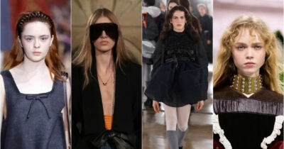 Copertina di Gioielli maxi, occhiali a mascherina e perfino il ritorno di cerchietto e scaldamuscoli: i trend visti alle sfilate da copiare subito