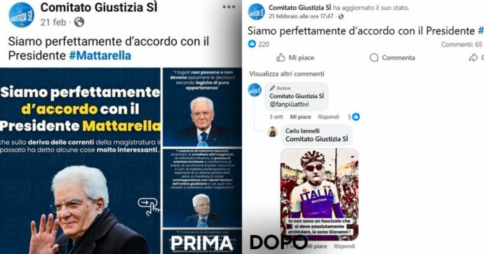 Referendum giustizia, il Sì “arruola” pure Mattarella sui social. Dopo la telefonata del Quirinale il post viene rimosso