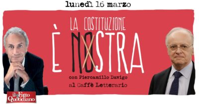 Copertina di “Le ragioni del No” con Marco Travaglio e Piercamillo Davigo: segui la diretta