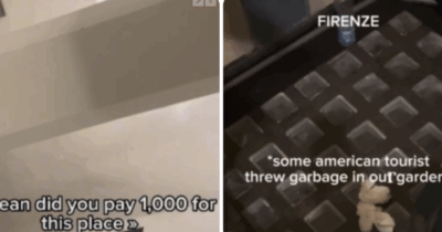 Copertina di Turista lancia spazzatura dalla finestra del suo Airbnb a Firenze. Quando l’abitante del piano terra gli chiede spiegazioni, la risposta la raggela: “Io pago mille euro per stare qui”