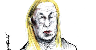 Copertina di La vignetta di Beppe Mora