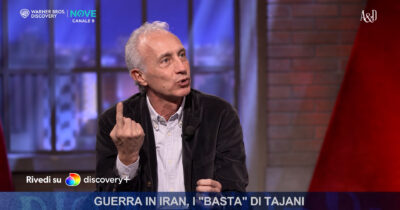Copertina di Travaglio ad Accordi&Disaccordi: “La guerra in Iran? L’Italia può applicare sanzioni a Israele, sembrano invincibili ma non lo sono”