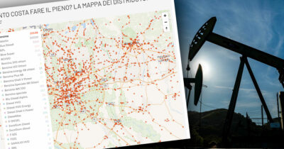 Copertina di Dove conviene fare il pieno? La mappa interattiva dei prezzi dei carburanti in tutti i distributori italiani