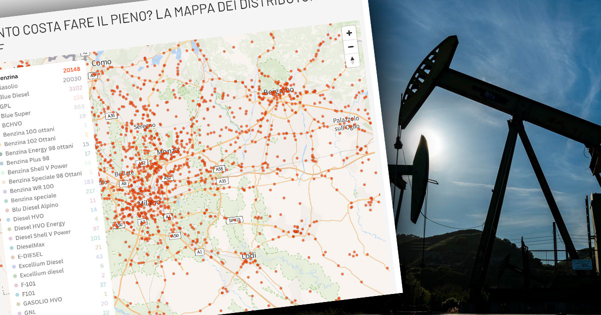 La guerra in Iran e i conti in tasca: la mappa interattiva dei prezzi dei carburanti in tutti i distributori italiani
