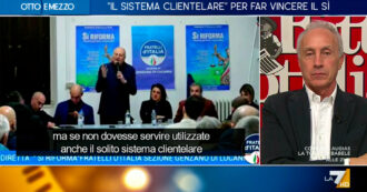 Copertina di Referendum, Travaglio a La7: “Il deputato di Fdi e il sistema clientelare? Non è una mela marcia, altrimenti Meloni l’avrebbe cacciato”