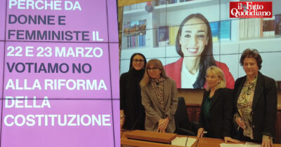 Copertina di Le voci di 1700 femministe per il No al Referendum: “Per migliorare la giustizia non serve brutalizzare la Costituzione”