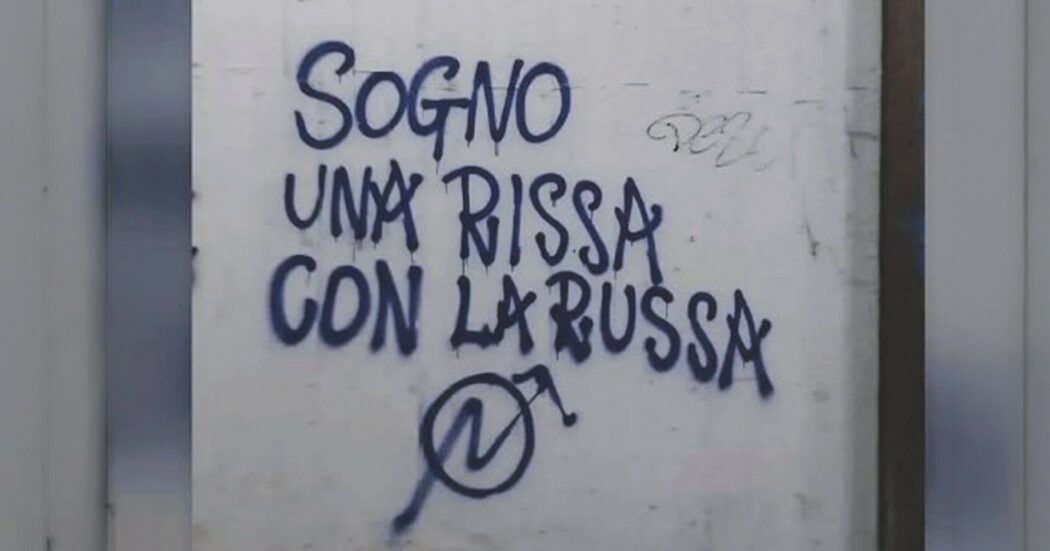 Fdi VS Montanari: su Instagram la scritta su un muro “Sogno una rissa con La Russa”