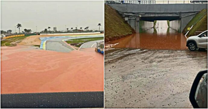 MotoGp, circuito allagato e paddock sommerso: le incognite sul nuovo Gp del Brasile. E la pioggia non dà tregua