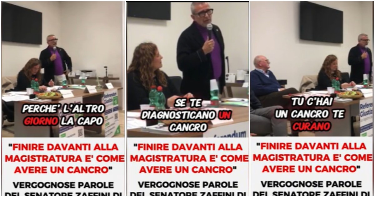 I giudici “un cancro da estirpare”? Il senatore Zaffini ha dato fiato agli umori che sente in casa