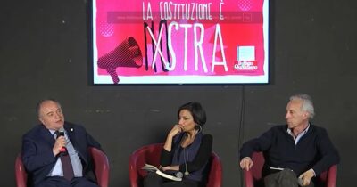 Copertina di Referendum, prosegue la settimana del NO organizzata dal Fatto. La serata con Marco Travaglio, Maddalena Oliva e Nicola Gratteri