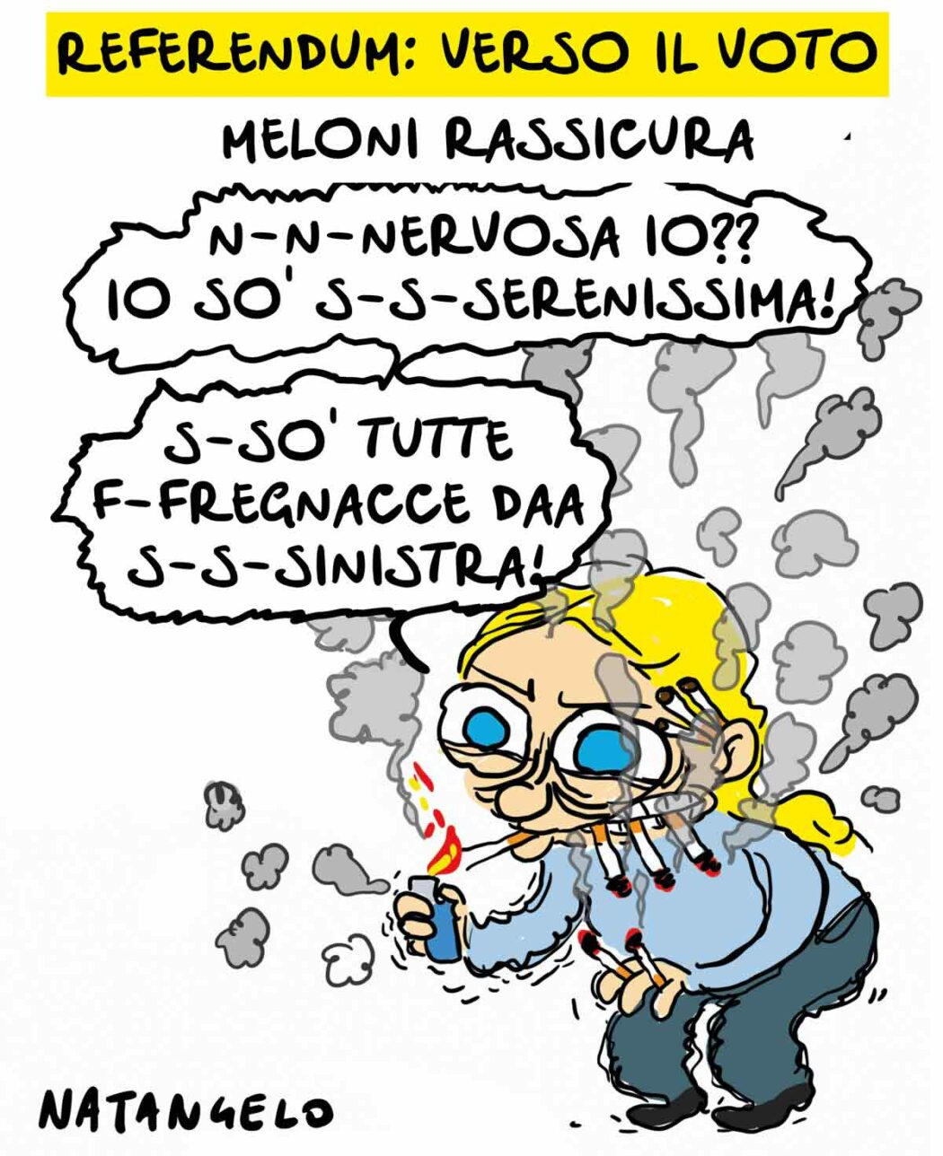 La vignetta di Natangelo