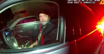 Copertina di “Sono nervoso, mi batte il cuore. Ho bevuto solo un Martini”: il video di Justin Timberlake arrestato dalla polizia nel 2024. Gli avvocati: “Danno di immagine”