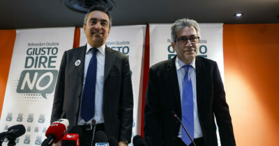 Copertina di Referendum, magistrati in festa per il “miracolo”. Il frontman del No Grosso: “Gli italiani salvano sempre se stessi”.  Gratteri: “La società civile è viva”