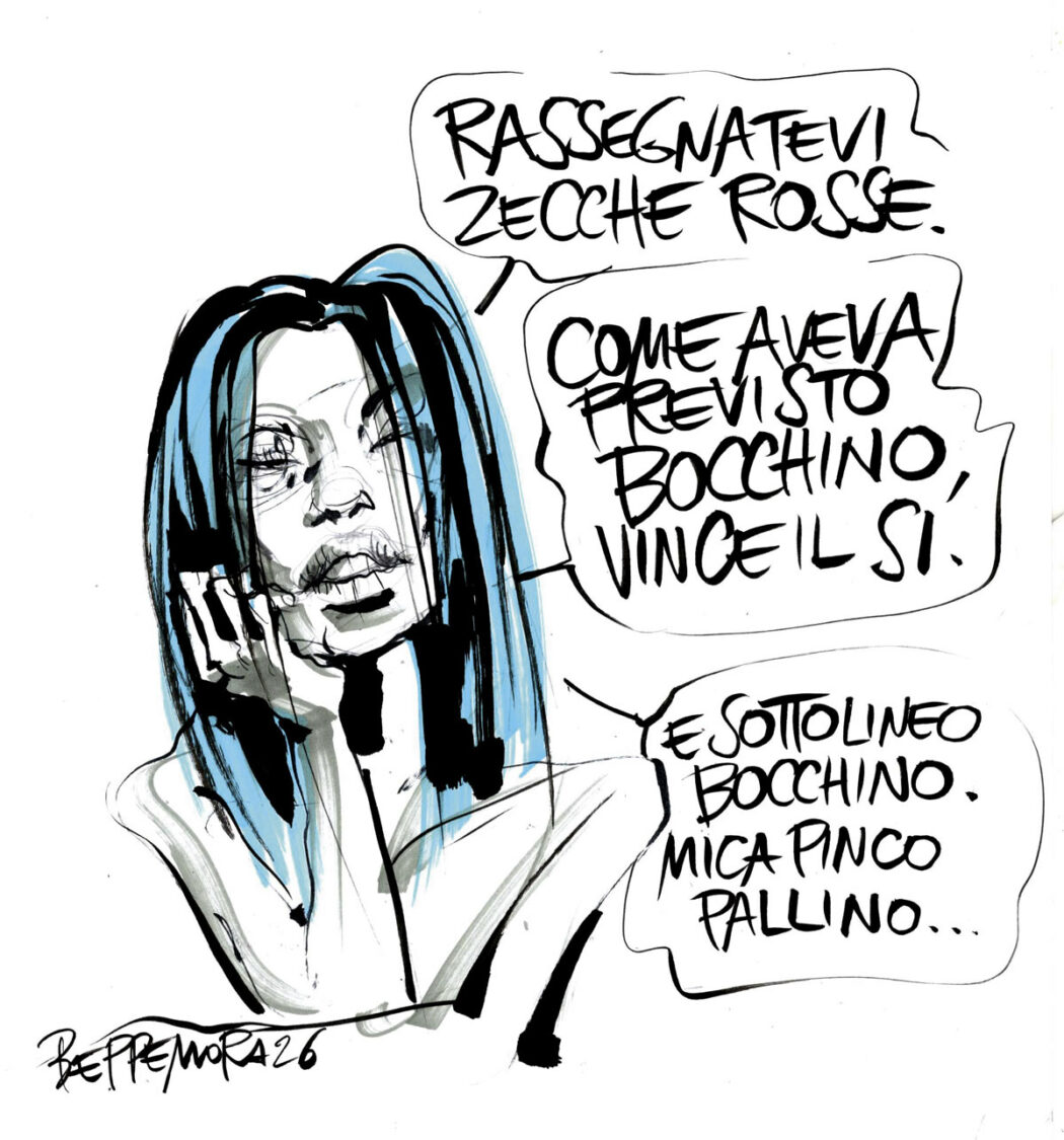 La vignetta di Beppe Mora