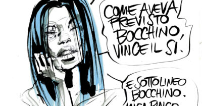 Copertina di La vignetta di Beppe Mora