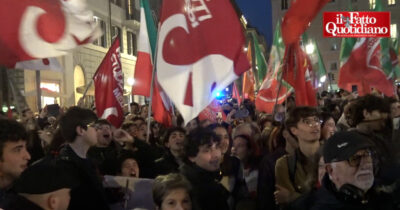 Copertina di Referendum, il fronte (unito) del No festeggia in piazza a Roma: slogan contro Meloni e cori a difesa della Costituzione