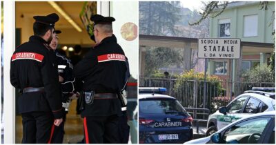 Copertina di Studente di terza media accoltella un’insegnante di 57 anni in una scuola vicino a Bergamo. Aveva una scacciacani nello zaino